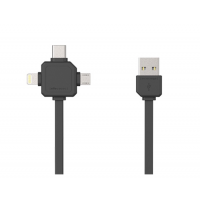 USB Cable 3 in 1 - Grey